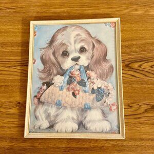 Vintage Puppy Picture